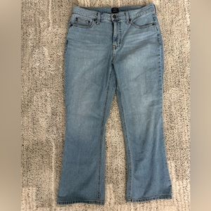 J. CREW | Mid Rise Flare Crop Jeans